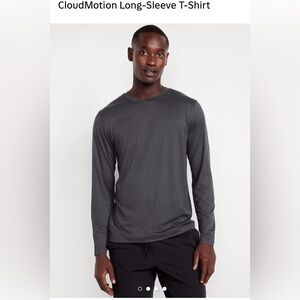 NWT Old Navy Mens Cloudmotion Longsleeve tshirt 2pack